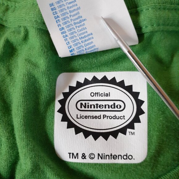 Super Mario Bros. Luigi Icon - New Women's Large Green T-Shirt - Picture 4 of 5